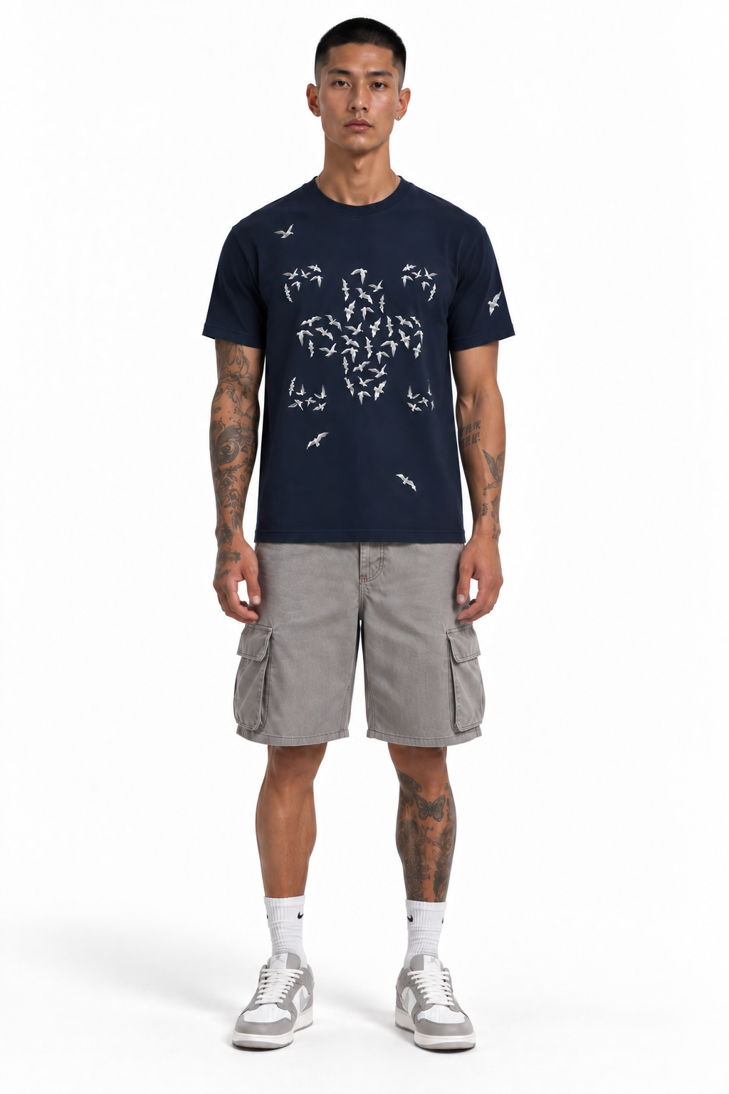 Jersey cotton bird tshirt
